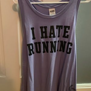 I hate running tank top